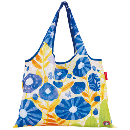 圖片 日本 Prairie Dog 設計包/環保袋/購物袋/手提袋 - 藍色花朵