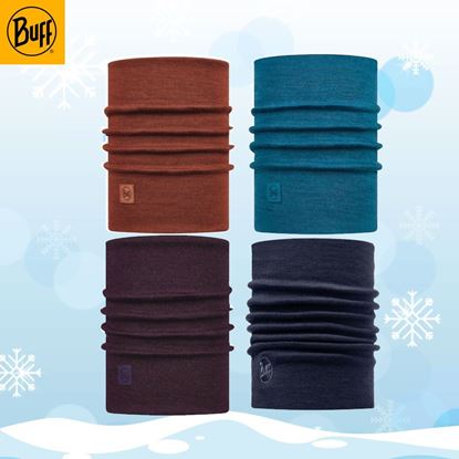 圖片 【BUFF】耐寒素色-美麗諾羊毛領巾