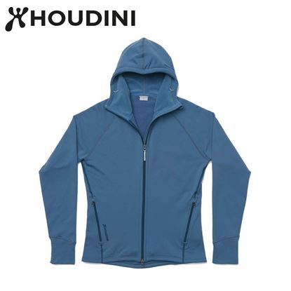 圖片 瑞典【Houdini】W`s Power Houdini 女款 Power Stretch® Pro™保暖外套 純藍
