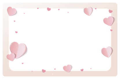 圖片 情人節卡框-粉紅泡泡