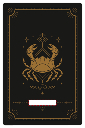 圖片 星座卡框-巨蟹座簽名卡
