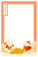 圖片 兔年卡框-鴻兔大展