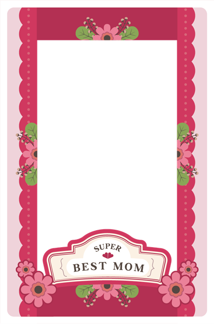 圖片 母親節卡框-我愛媽媽