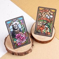 圖片 老屋顏鑲嵌玻璃系列SUPERCARD悠遊卡-臺灣黑熊