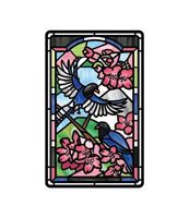 圖片 老屋顏鑲嵌玻璃系列SUPERCARD悠遊卡-臺灣藍鵲