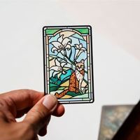 圖片 老屋顏鑲嵌玻璃系列SUPERCARD悠遊卡-石虎
