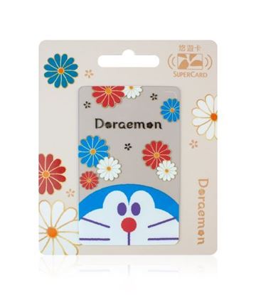 圖片 哆啦A夢 日式和風Supercard悠遊卡-哆啦A夢