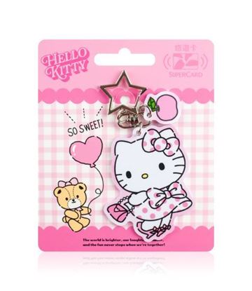 圖片 Hello Kitty Pop style Supercard造型悠遊卡-名媛風