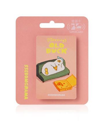 圖片 SSEBONGRAMA廢萌日常SUPERCARD悠遊卡-沒電勿擾鴨