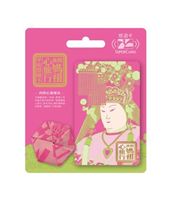 圖片 跟著媽祖心旅行SuperCard平安悠遊卡(桃紅)